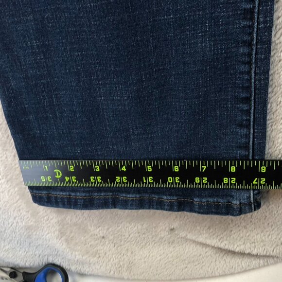 Lee Womens Jeans Plus Size 22W Petite Bootcut Mid Rise Flex Motion Denim Blue - Picture 8 of 15